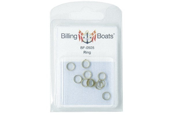 Billing Boats - 8mm Brass Rings pkg. 10
