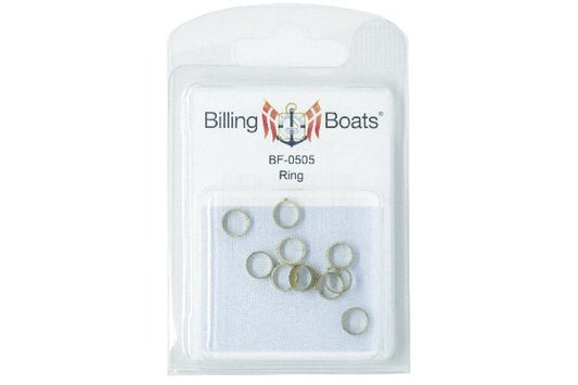 Billing Boats - 8mm Brass Rings pkg. 10