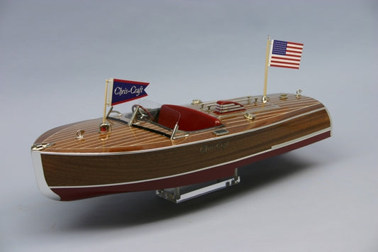 Dumas - #1254 1941 CHRIS-CRAFT 16' HYDROPLANE MODEL BOAT KIT SCALE 1/8
