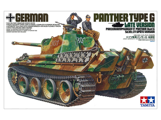 Tamiya - German Panther Type G Late Version 1:35 Scale