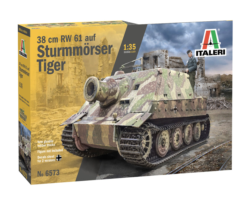 Italeri - 38cm RW 61 AUS STURMMORSER TIGER 1/35 Scale