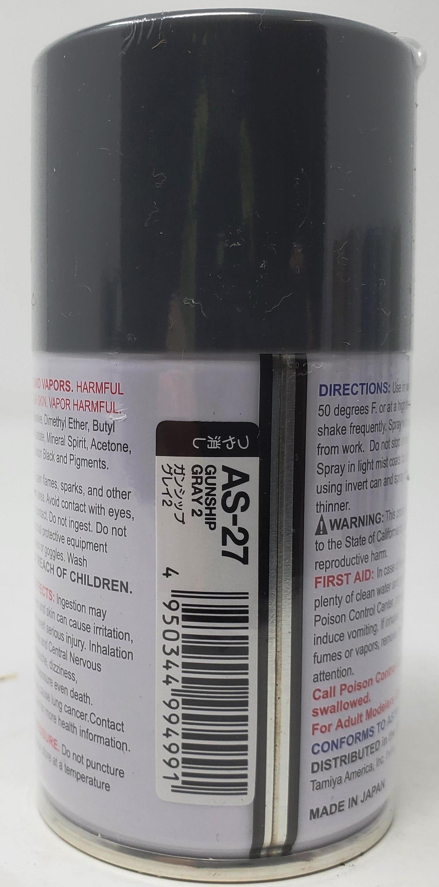 Tamiya - Spray 86527 AS-27 Gunship Gray 2