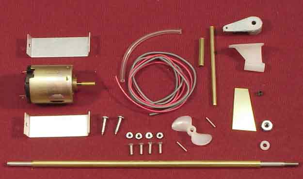 Dumas - RUNNING HARDWARE KIT FOR 16? BOATS 4.8V MOTOR INCLUDED