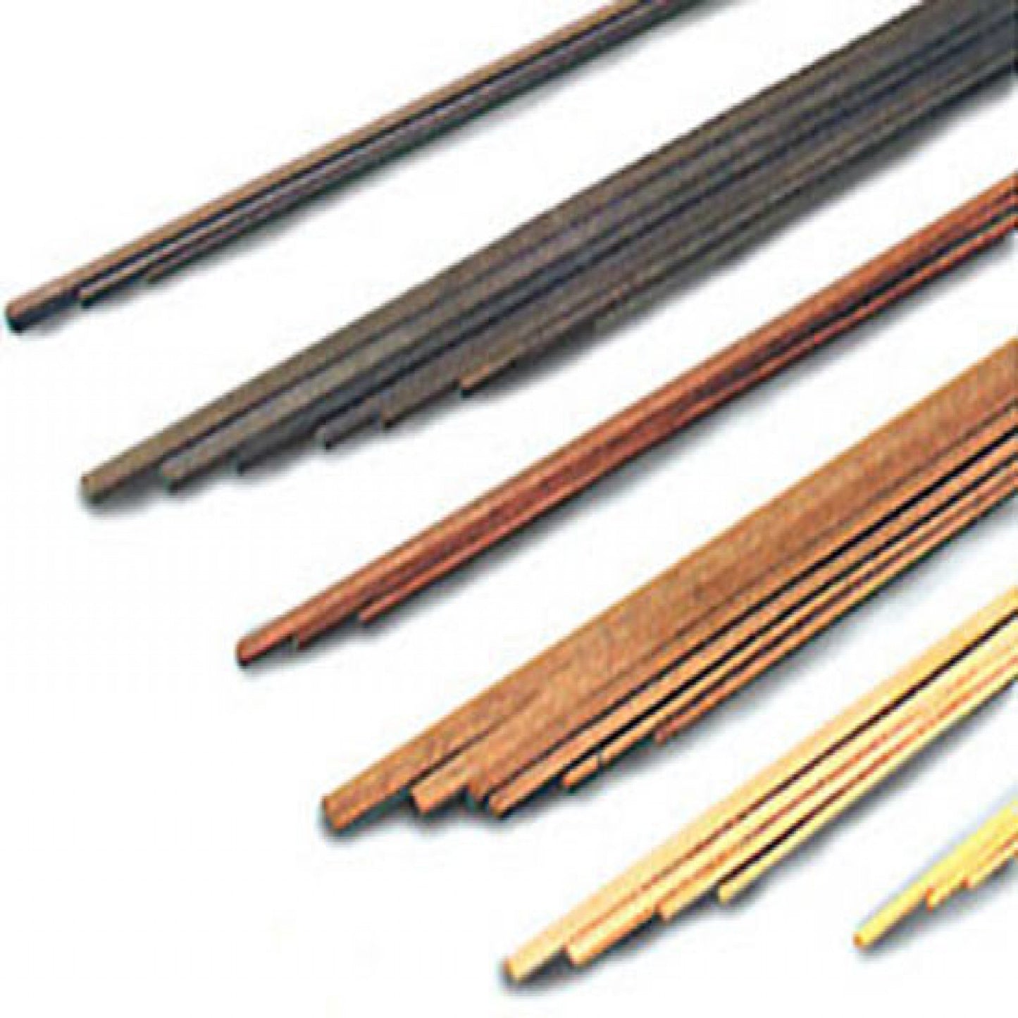 Model Expo - .6 x 4 x 500mm Walnut Strips 12 pcs