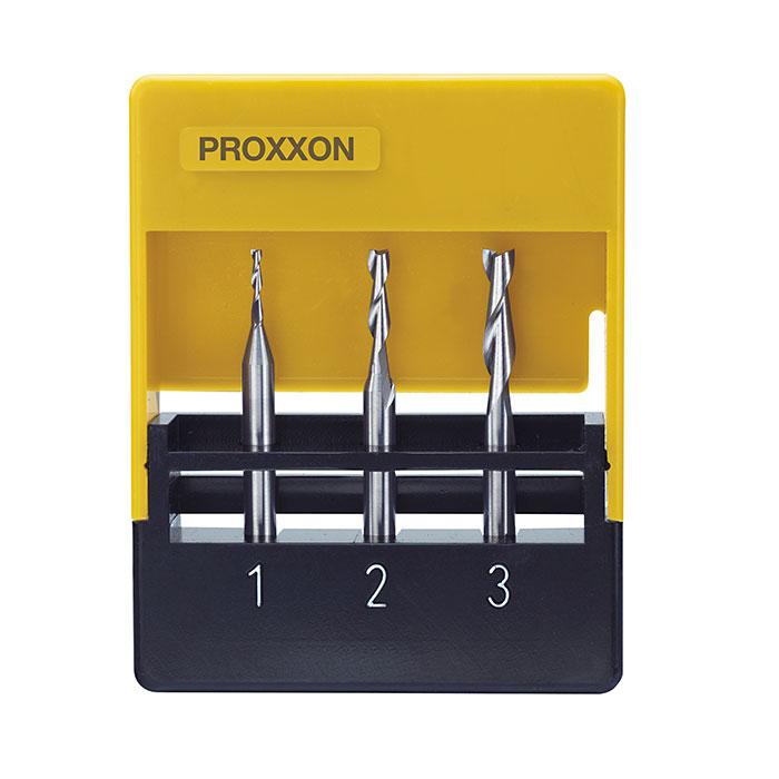 Proxxon - Milling cutters, 3 pcs. (1/32", 5/64", 7/64")