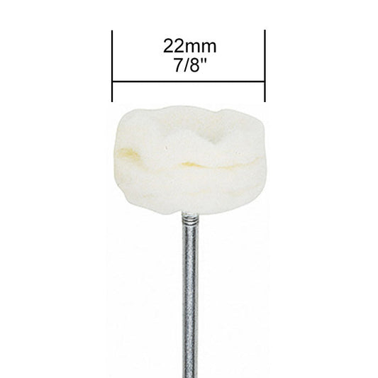 Proxxon - Polishing disc, felt, 7/8", 2 pcs.