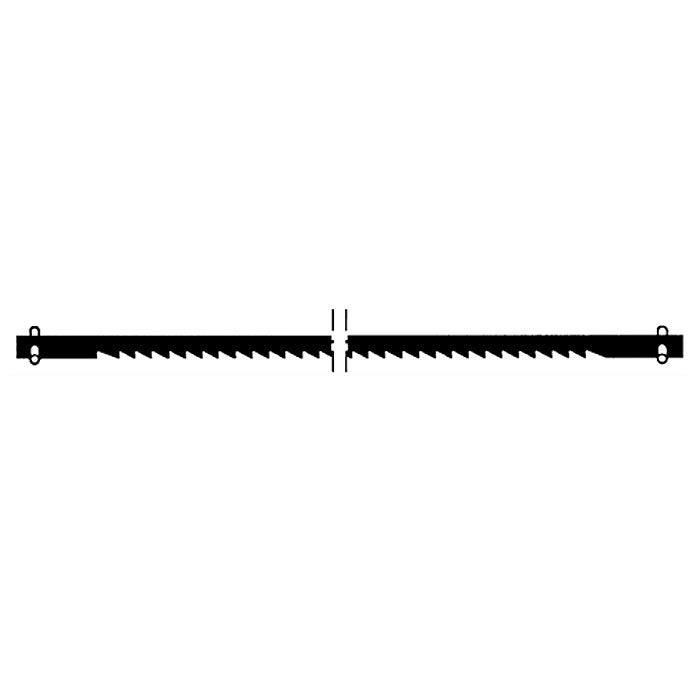 Proxxon - Pin end scroll saw blades, coarse toothed (10 TPI), set of 12