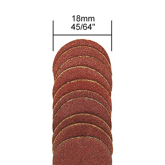 Proxxon - Sanding pad with 10 sanding discs, 5 each 120 and 150 grit
