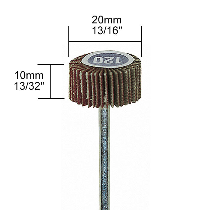 Proxxon - Flap wheel, 3/4", 120 grit