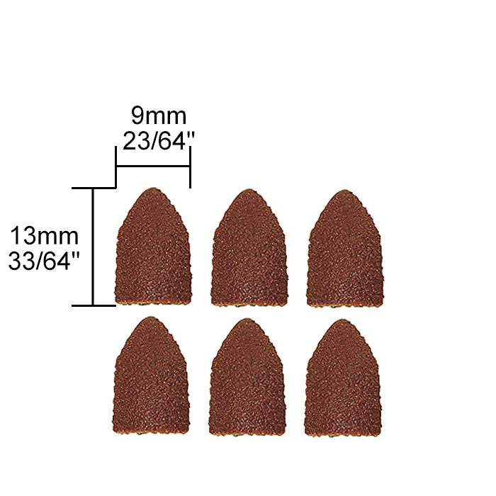 Proxxon - Sanding drum with 10 sanding caps 5 each 80 and 150 grit