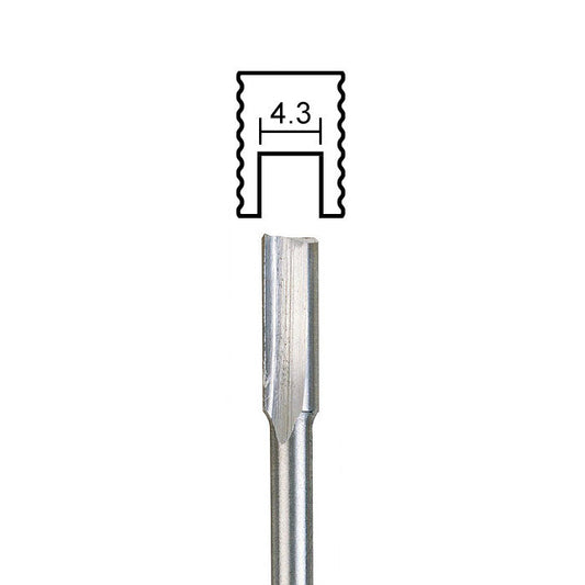 Proxxon - Router bit, straight 3/16"