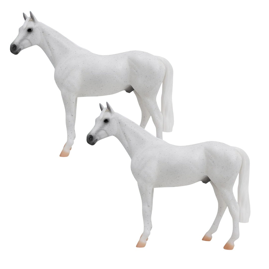 MS6028 Set of 2 Horses 1:12 Scale