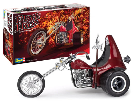 Revell Evil Iron Custom Chopper Trike — 1:8 Scale Model Kit