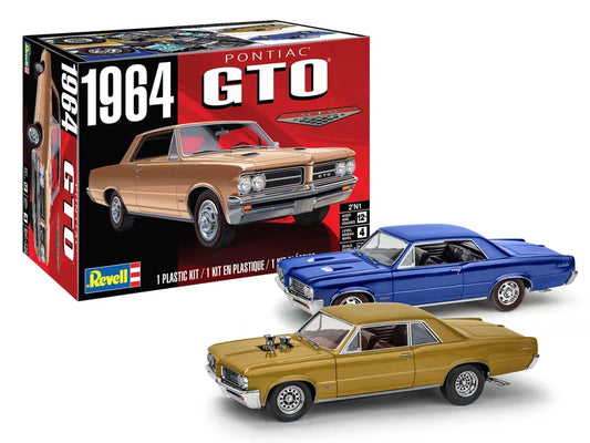 Revell 1964 Pontiac GTO 2’N1 — 1:24 Scale Model Kit
