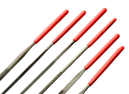Model Expo - Tools - 6 Pc. Needle File Set - Fine Cut 2 x 100mm