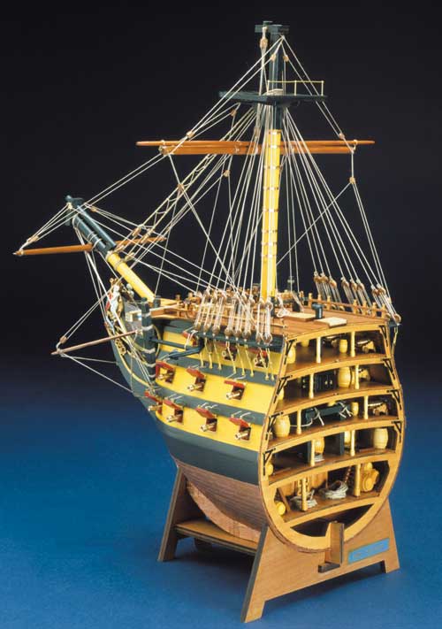 Panart H.M.S. Victory 1/78 木製模型キット Mantua - Mantua/Panart 746 HMS Victory Bow Section 1:78 Scale