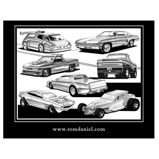 Tom Daniel How To Draw & Design Cars The ''Old School Way'' Volume 1