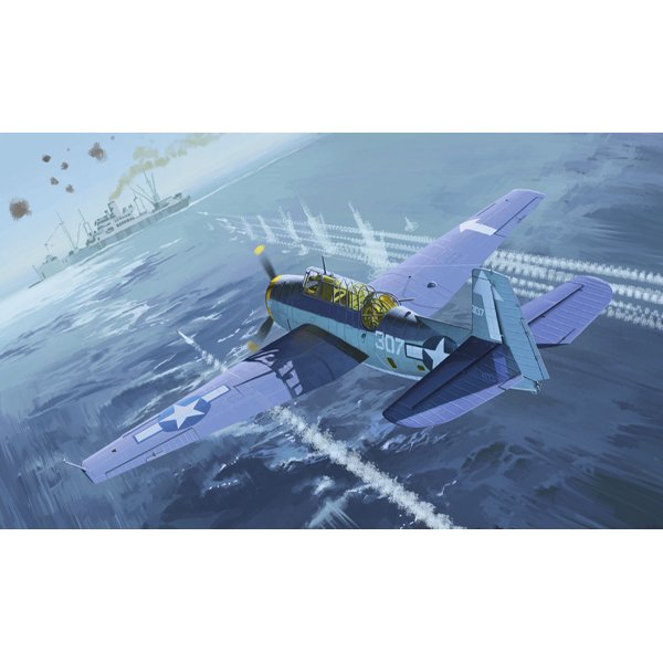 Academy - Tbm-3 Uss Bunker Hill 1:48