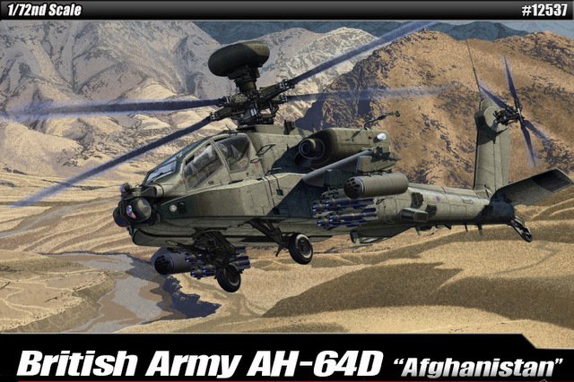 Academy - Ah-64D Brit Army Afganistan 1:72