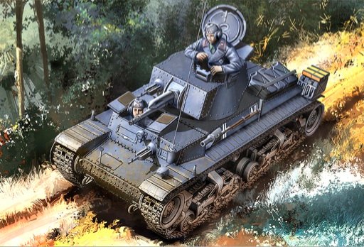 Academy - Pz.Kpfw.35 German Lt Tank 1:35