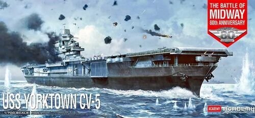 Academy - USS Yorktown CV-5 Midway 1:700