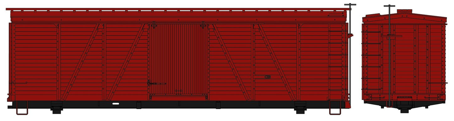 Accurail - Ho 36' Fowler Wd Boxcar Undec