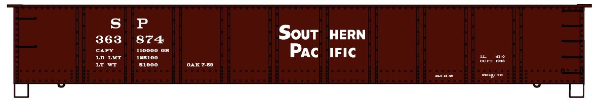 Accurail - HO 41'Steel Gondola Southern Pacific