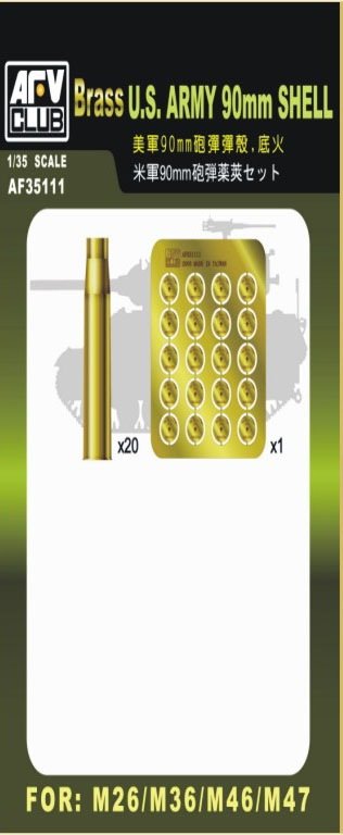 AFV Club - Us Army 90mm Shell 1:35