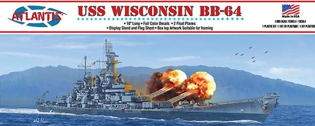 Atlantis - USS Wisconsin BB-64 Battleship 1:600