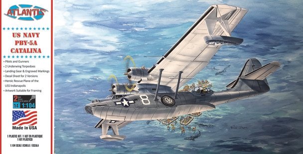 Atlantis - PBY-5A US Navy Catalina Seaplane 1:104