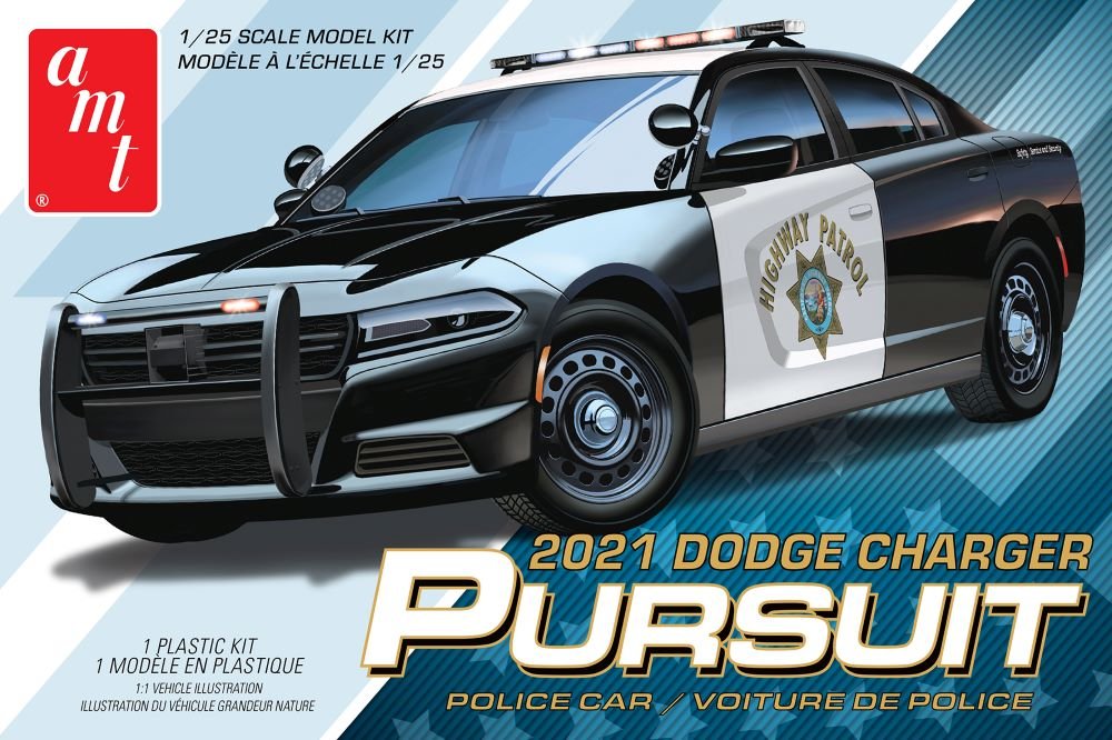 AMT - '21 Dodge Charger Police Pursuit 1:25