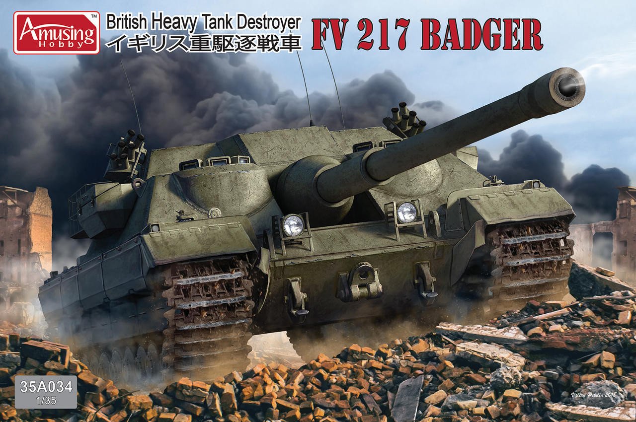 Amusing Hobby - FV 217 Badger Brit. Heavy Tank Dest 1:35