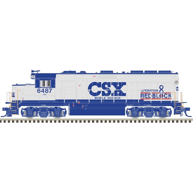 Atlas - N GP40-2 CSX 6487 W/sd