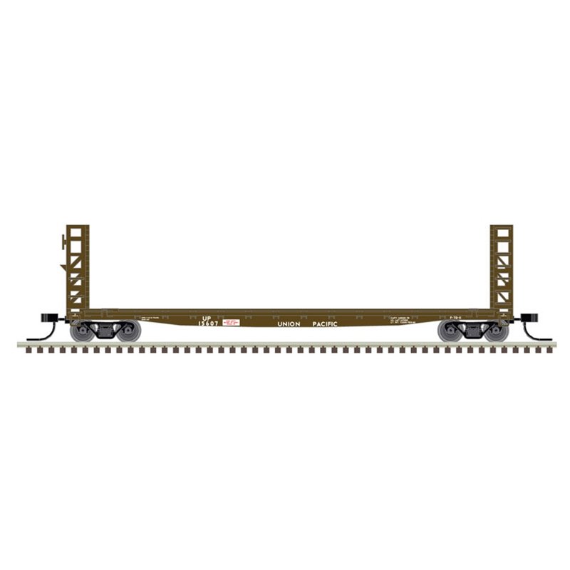 Atlas - N 48' GSI Bulkhead Flat Car UP 15649
