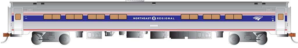 Bachmann - Ho AMFLEET CAFE CAR NE REG