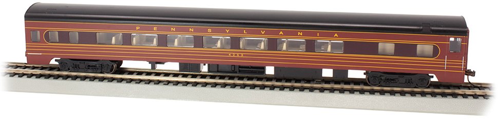 Bachmann - Ho 85'Smooth Side Coach PRR 4263 Lited