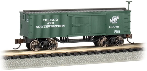Bachmann - N Old Time Boxcar C&NW