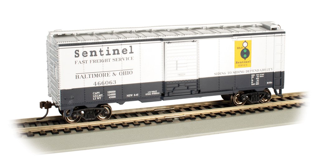 Bachmann - HO 40' Boxcar B&O 466063 Sentinel