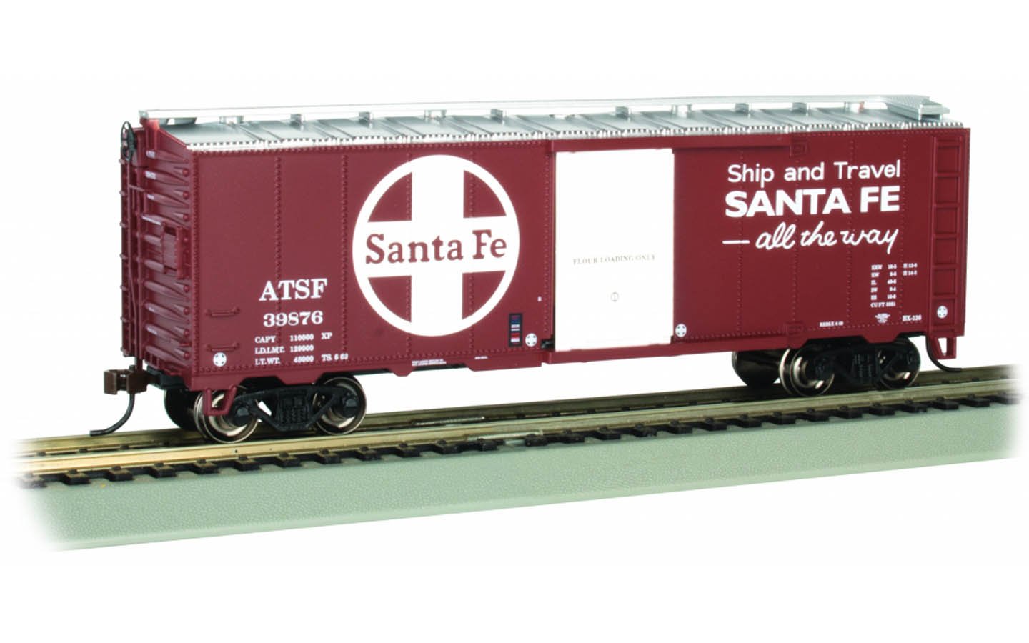 Bachmann - HO 40' Boxcar Sante Fe #139876 Flour