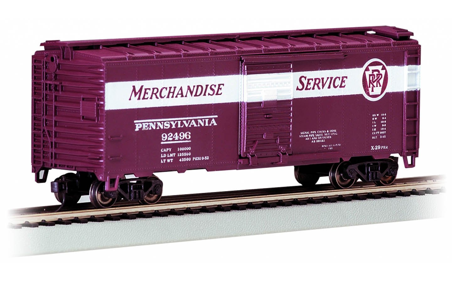 Bachmann - HO 40' Boxcar Pennsylvania #92496