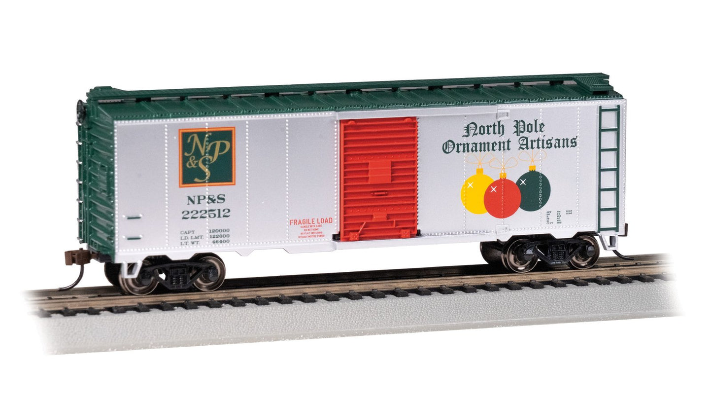 Bachmann - HO 40' Boxcar North Pole Artisans