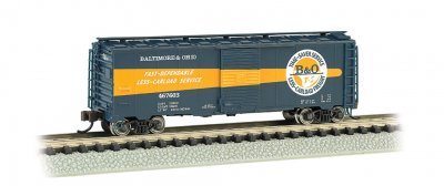 Bachmann - N Aar 40'Steel Bxcar B&O #467603