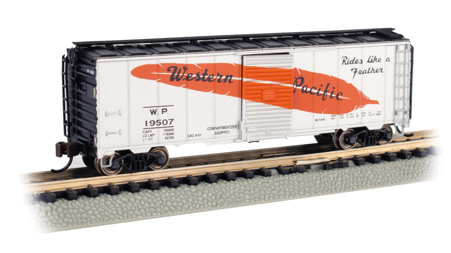 Bachmann - N Aar 40'Steel Boxcar WP #19507