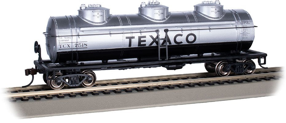 Bachmann - Ho 40' 3 Dome Tank Texaco 7518