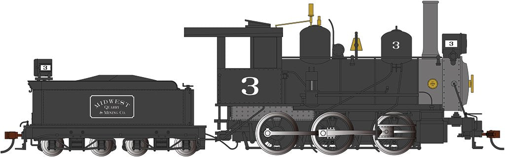 Bachmann - On30 0-6-0 Steam MQ w/DCC