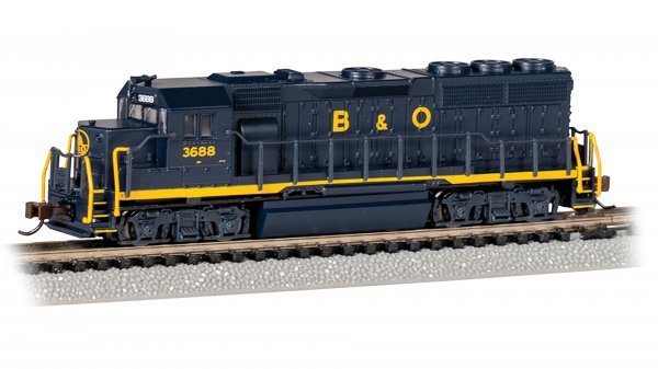 Bachmann - N GP40 B&O w/Dynamic Brakes
