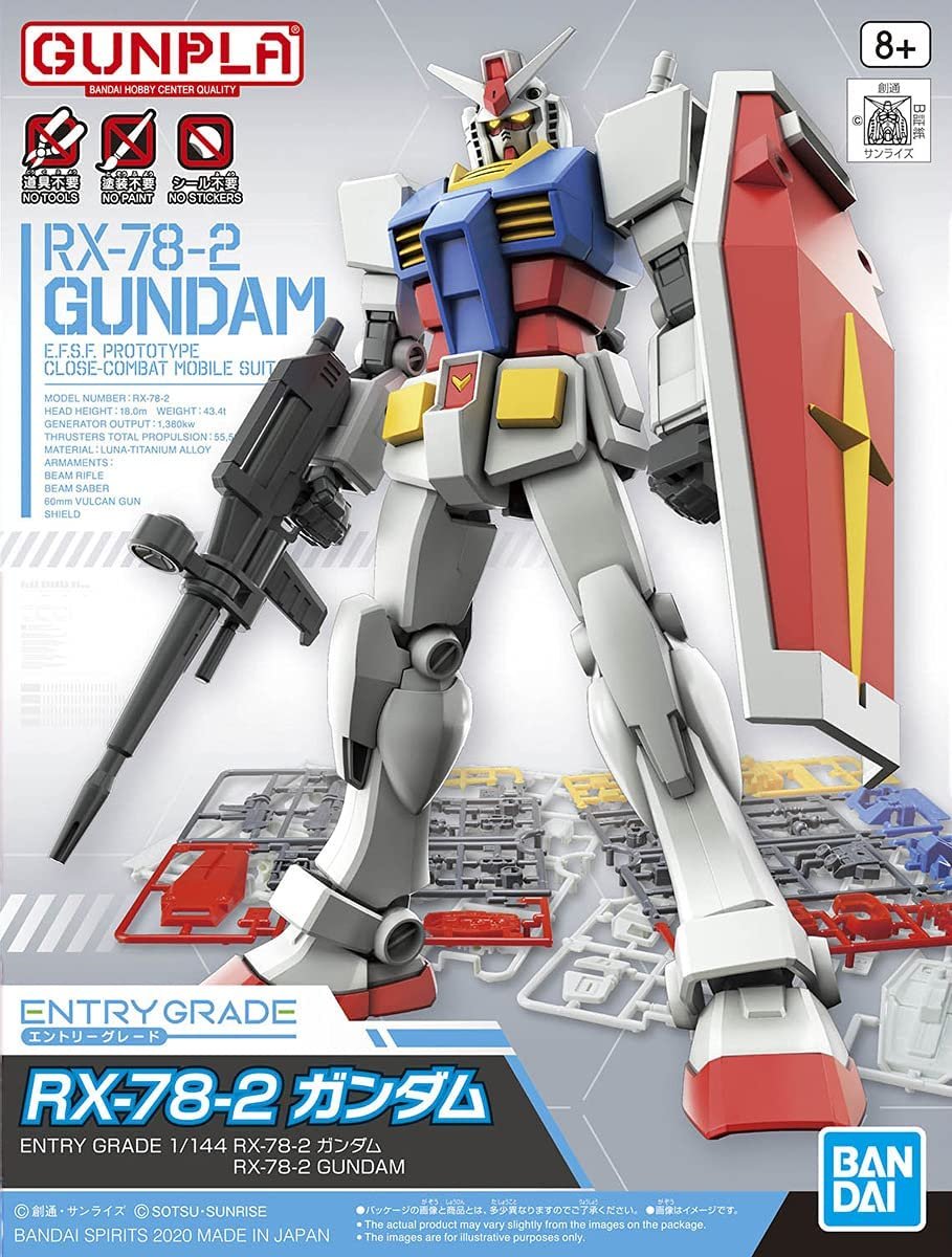 Bandai - RX-78-2 'Mobile Suit Gundam'Entry Grade
