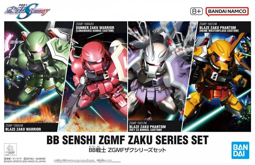 Bandai - BB Senshi SGMF-ZAKU Series Set