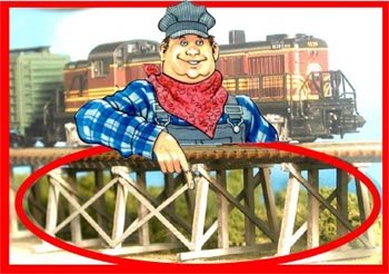 Bar Mills - N Lowboy Trestle Kit