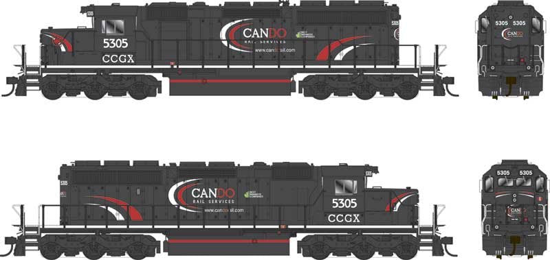 Bowser - Ho GMD SD40-2 Cando 5305 W/sd